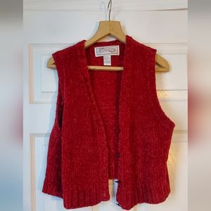 Velvet vest